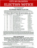 Primary Election Polling Locations and Early Voting